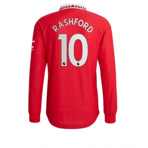 Manchester United Marcus Rashford #10 Hemmatröja 2022-23 Långa ärmar